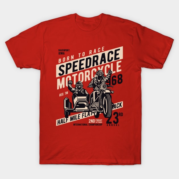 speedrace motorcycle T-Shirt by ramonagbrl